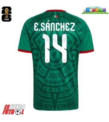 México Erick Sanchez #14 Primera Equipación Mundial 2026 Manga Corta México Erick Sanchez #14 Primera Equipación Mundial 2026 Manga Corta